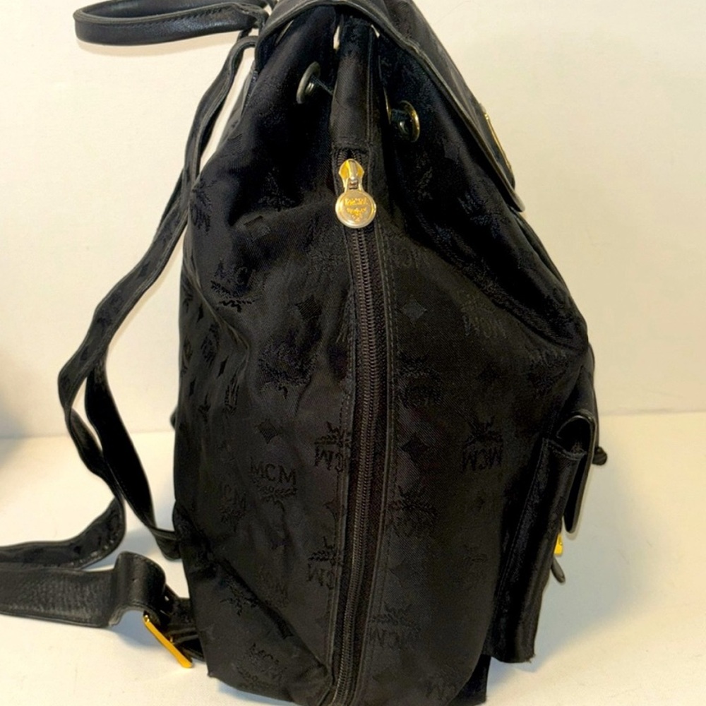 MCM Nylon Black Backpack - Picture 2 of 6